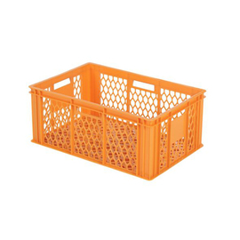 Bäckereikiste BK224 perforiert | orange | 600 mm x 400 mm H 224 mm Produktbild