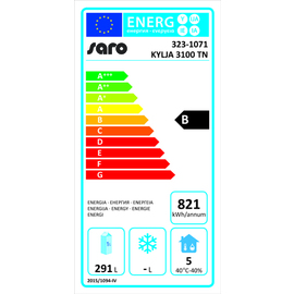 Kühltisch KYLJA 3100 TN 350 Watt 464,6 ltr | 3 Volltüren Produktbild 1 L