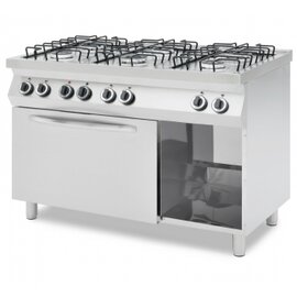 Gasherd SR1276DF 230 Volt 3,1 kW (Elektrobackofen) 25,5 kW (Gas) | Backofen Produktbild