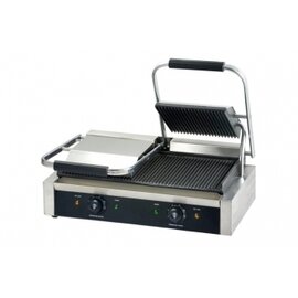 Elektro-Kontaktgrill TIVOLI | 230 Volt | Gusseisen • gerillt • gerillt Produktbild