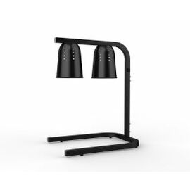 Warmhaltelampe ARES schwarz für 1 x GN 1/1 Produktbild