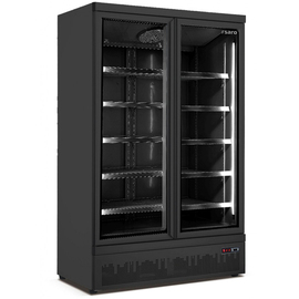 Tiefkühlschrank GTK 930 schwarz | 2 Glastüren | Umluftkühlung Produktbild