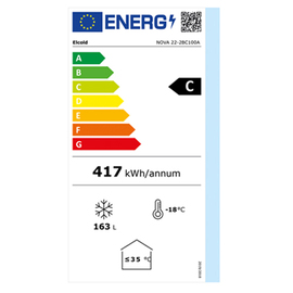 Gewerbetiefkühltruhe NOVA 22 mit Glasschiebedeckel L 764 mm B 694 mm H 867 mm Produktbild 1 S