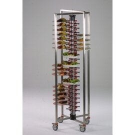 Tellerstapelsystem PM-84 KLAPPBAR Telleranzahl 84 | 4 Lenkrollen Produktbild