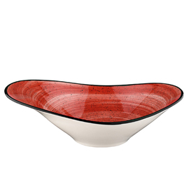 Schale AURA PASSION Stream Porzellan oval | 280 mm x 188 mm H 85 mm Produktbild