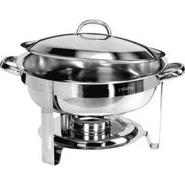 Chafing Dish CARLA abnehmbarer Deckel 4 ltr  Ø 330 mm  H 250 mm Produktbild