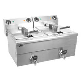 Friteuse FE 102 | 2 Becken 2 Körbe 20 ltr | 230 Volt 6,5 kW Produktbild