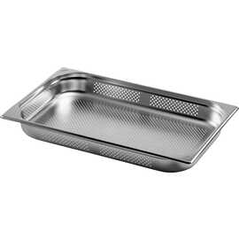 Gastronormbehälter GN 1/1 x 200 mm | 28 ltr | Edelstahl TOP LINE Saro gelocht Produktbild
