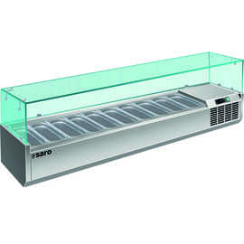 Aufsatzkühlvitrine VRX 2000/330 passend für 10 x GN 1/4 - 150 mm Produktbild