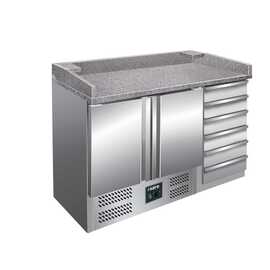 Pizzastation PZ 9001 230 Watt 257 ltr  | 2 Volltüren  | 6 Schubladen Produktbild