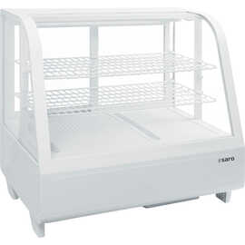 Tisch-Kühlvitrine KATRIN weiß 100 ltr 230 Volt | 2 Borde Produktbild