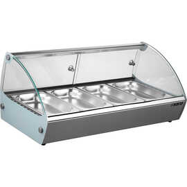 Warmhaltevitrine MARIE 4 inkl. 4 x 1/3 GN-Behälter | 773 mm B 420 mm H 336 mm Produktbild