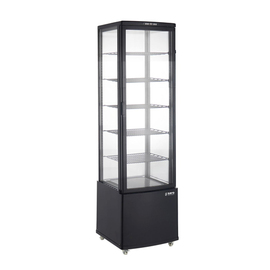 Kühlvitrine LEO schwarz | 556 mm x 526 mm H 1913 mm Produktbild