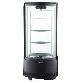 Kuchenvitrine ELIZA schwarz | 73 ltr Produktbild