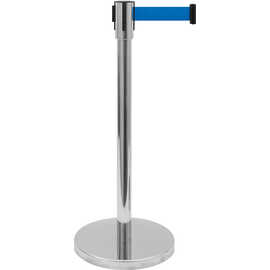 Absperrpfosten | Tensator AF306SB Gurtfarbe blau Ø 360 mm L 3,0 m H 0,915 m Produktbild