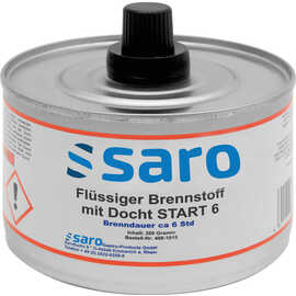 Flüssiger Brennstoff START 6 Brenndauer ca. 6 Std. 200 g Dose Produktbild