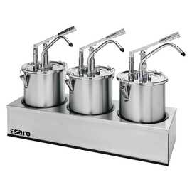 Saucenspender Tischmodell PD-003 | 3 Behälter à 5 ltr Produktbild