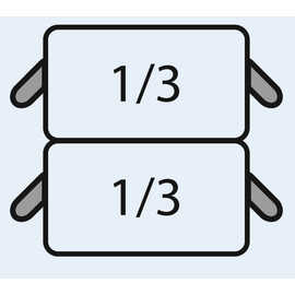 Nudelkorbset Gastronorm E7/CPCEXE 2 Körbe GN 1/3 Produktbild