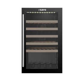 Weinkühlschrank WK 40 schwarz | Glastür | 5 Holzroste Produktbild 3 S