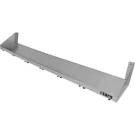 Gewürzregal Edelstahl für 6 x 1/6 GN | 1200 mm x 210 mm Produktbild