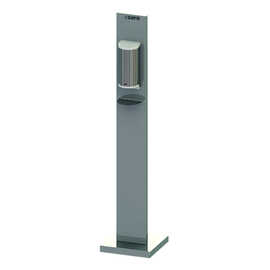 Desinfektionsmittel-Dispenser VALERIE mit Sensor Standmodell abschließbar 800 ml 305 mm x 305 mm H 1300 mm Produktbild