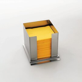 Serviettenbox 33A 18/10 quadratisch 250 x 250 mm | 215 x 215 H 215 Produktbild