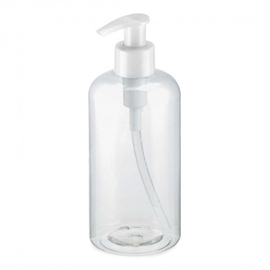 Pumpspender | Desinfektionsmittelspender PET 0,3 ltr Ø 60 mm H 155 mm | passend für Desinfektionsmittel | Flüssigseife | Reinigungsmittel Produktbild