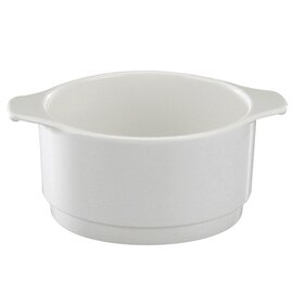 Suppentasse 360 ml Melamin Mehrweg weiß Ø 165 mm  | mit Untertasse Produktbild