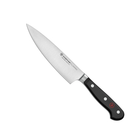 Kochmesser CLASSIC schwarz Klingenlänge 16 cm | Halbkropf Produktbild