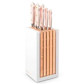 Messerblock mit 7 Messern CLASSIC COLOUR Pink Himalayan Salt Produktbild 1 S