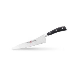 Brotmesser CLASSIC IKON CLASSIC IKON gebogene Klinge runder Wellenschliff | schwarz | Klingenlänge 20 cm Produktbild