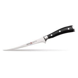 Filetiermesser CLASSIC IKON | Klingenlänge 18 cm | gebogene Klinge | Griffausführung genietet Produktbild