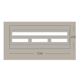 Wärmebrücke Einbaugerät für Combi-Buffet, 3 x 300 W Produktbild