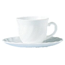 Obertasse TRIANON 9 cl Hartglas mit Untertasse Produktbild