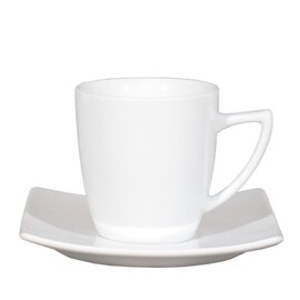 Kaffeetassen-Set TOKIO 1 Obertasse | 1 Untertasse Porzellan weiß Ø 73 mm H 85 mm Produktbild