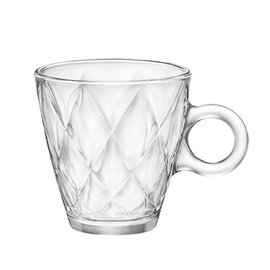 Tee Obertasse KALEIDO 32 cl Hartglas mit Relief  H 95 mm Produktbild