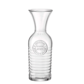 Karaffe OFFICINA 1825 Glas mit Relief 500 ml Eichmaß 0,5 ltr Produktbild
