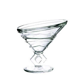 Eisschale Omega 220 ml Glas mit Relief Produktbild