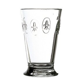 Longdrinkglas FLEUR DE LYS mit Relief Produktbild