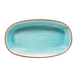 Platte AURA AQUA Gourmet oval Porzellan 192 mm x 111 mm Produktbild