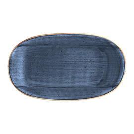 Platte AURA DUSK Gourmet Porzellan Premium Porcelain oval | 192 mm x 111 mm dunkelblau Produktbild