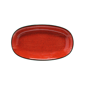 Platte AURA PASSION oval Porzellan 238 mm x 142 mm Produktbild