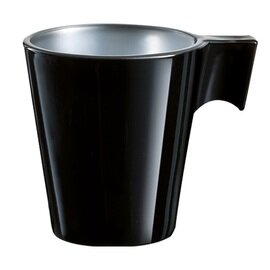 RESTPOSTEN | Heißgetränkebecher 220 ml Hartglas schwarz mit Henkel Produktbild