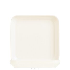 Teller quadratisch MEKKANO Porzellan cremeweiß quadratisch | 240 mm  x 240 mm Produktbild