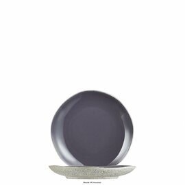 Teller Dark Grey Rocaleo Porzellan  Ø 159 mm Produktbild