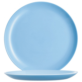Coupteller flach DIWALI Light Blue | Hartglas blau Ø 270 mm Produktbild