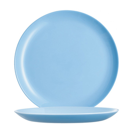 Coupteller flach DIWALI Light Blue | Hartglas blau Ø 250 mm Produktbild