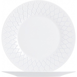 Teller flach AMARIO weiß Hartglas Ø 280 mm Produktbild