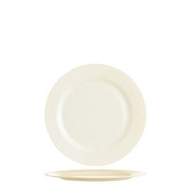 Teller flach INTENSITY UNI | Hartglas cremeweiß  Ø 205 mm Produktbild