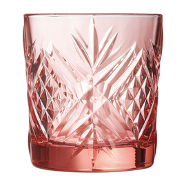 Whiskyglas BROADWAY pink 30 cl mit Relief Produktbild